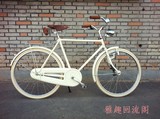 复古自行车荷兰款男车26寸经典老款自行车全新升级广告电影首选车