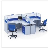 杭州办公家具4人双人屏风办公桌椅组合简约现代办工作桌工作位桌