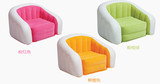 包邮正品INTEX68571充气沙发单人加厚植绒沙发折叠充气椅凳子