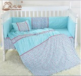 新生幼儿婴儿床上用品套件纯棉宝宝儿童床品bb棉花被子床围龙之涵