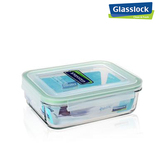韩国GLASSLOCK钢化玻璃保鲜盒 长方形保鲜盒 微波炉饭盒RP533包邮