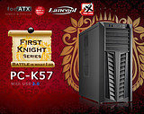 联力 PC-K57 机箱 USB3.0 超长显卡 中塔机箱 黑色全钢