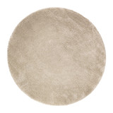 宜家代购IKEA 阿达姆 长绒地毯客厅圆形地毯 柔软舒适 灰白