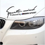 包邮Sports反光运动灵魂签名-BMW宝马灯眉贴纸-专用 反光汽车贴纸