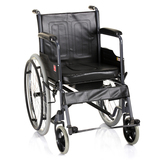 鱼跃轮椅H058B老年老人折叠轻便带坐便器全钢管轮椅