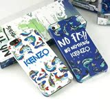 潮牌KENZO海洋鱼No Fish苹果iphone5s iphone6/6 plus手机保护壳