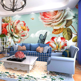 西诺大型壁画墙纸 客厅卧室沙发电视背景墙欧式田园壁纸 梦花园