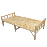 全实木折叠床简易柏木床 0.8m1米1.2午休单人床1.4米双人床可定做