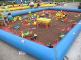 充气沙池 沙滩玩具池 决明子玩具池 充气海洋球池 广场充气气垫床