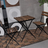 宜家代购正品塔尔诺户外桌咖啡桌折叠桌洋槐实木折叠桌