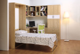 雅唯家具 创意多功能隐形床壁床办公室午休节省空间携带书柜