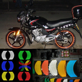 黄龙 300GW250 摩托车轮胎反光贴轮胎光圈踏板车助力车轮毂贴花