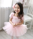 韩国进口儿童芭蕾舞裙演出舞蹈练功服女童芭蕾舞舞蹈裙连衣裙4769