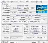 Intel 酷睿i3 2100T 2.5G 35W 32纳米 LGA1155 CPU 散 一年包换