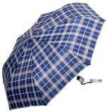 天堂伞正品新款雨伞创意折叠格子商务一甩干自动伞三折伞特价