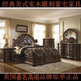 美国best marster品牌原单正品，真皮雪橇床，美式家具双人床
