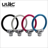 安全！ULAC优力 钢缆锁 自行车锁防盗锁 环形锁 死飞车锁 A-1C