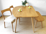 实木餐桌椅宜家整装成人家具包邮欧式实木橡木餐桌餐椅长凳可定制
