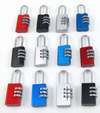 厂家直销_锌合金密码锁 数字密码锁 实心挂锁(小号3轮)