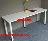 简易电脑桌 台式写字桌家用办公桌 四脚桌子 长形桌 圆脚桌组合桌