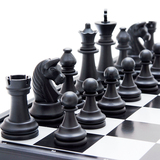 UB友邦国际象棋中号磁性黑白立体棋子折叠棋盘 儿童成人培训比赛