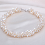 爱瑞尔[甜蜜时代]天然珍珠项链强光多层正品结婚套装 锁骨 送女友