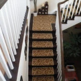 帛瑞楼梯地毯 楼梯垫 楼梯踏步垫 免胶自粘 安装拆卸方便 可水洗