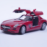 奔驰SLS 合金车模 仿真汽车模型 威利1：24 收藏送礼 精品车模