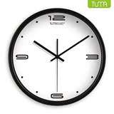 TUMA图玛 石英钟表客厅大挂钟创意时钟挂表 天王星机芯clock 201