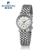 【专柜正品】罗西尼手表特价不锈钢石英女表R5356W01C 特价情侣表