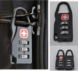瑞士军刀包锁密码锁挂钩金属密码锁箱包防盗锁迷你锁