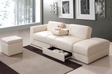 特价 皮艺多功能沙发 带抽屉带储物沙发床 小户型可折叠沙发床