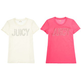 美国正品代购 上海现货 Juicy Couture女士纯棉短袖T恤 镶钻 吊牌