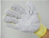 kevlar+牛皮手套防割手套、搬运玻璃防割伤手套
