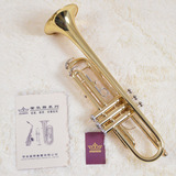 香港正品QUEEN 西洋乐器专业小号金色 银色可选 演奏小号 包邮