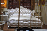 欧式太子实木床品质保证经典百年家居/真皮双人软床订做.1.8米2米