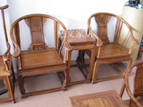纯实木家具定做古典红木家具非洲黄花梨皇宫椅