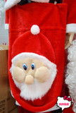 新款幼儿圣诞节礼品袋儿童糖果包包红色白胡子老人背包饰品特价款