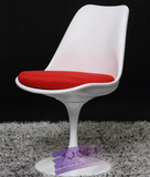 大地名师设计 Tulip Chair郁金香椅 创意椅 简约玻璃钢餐椅咖啡凳