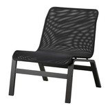 【IKEA/宜家家居代购 宜家正品】诺姆拉 休闲椅, 黑色, 黑色