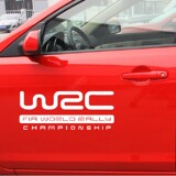 WRC侧门贴纸汽车拉花个性贴纸 划痕贴 车门贴 拉花 反光贴纸包邮