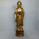 纯铜佛像 西方三圣 阿弥陀佛铜像 高40cm(包邮）