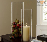 透明烛台 水晶品质玻璃 风灯 无底灯罩 玻璃筒 家居饰品 特价促销