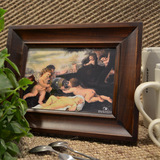 欧式6 7 8 10 12寸实木相框摆台挂墙复古怀旧儿童情侣实木质相架