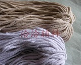 8*6漂白/本白色纯棉绳 空心棉线绳 捆绑束口绳吊绳 6MM一米价