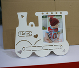 7寸儿童小火车相框烤漆相框批发厂家销售 影楼后期相框批发制作