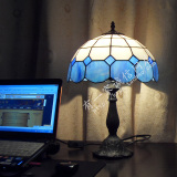 蒂凡尼特价地中海灯具台灯 卧室 床头灯书房台灯创意工作LED台灯