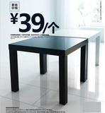 皇冠IKEA宜家代购拉克边桌/茶几小方桌子正品特价边桌宜家家居