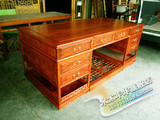 红木明清古典实木中式家具非洲黄花梨2米大班台写字台/书桌办公桌