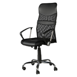 黑色加高电脑椅 转椅网布透气 长65宽62靠背高106-116高特价包邮
